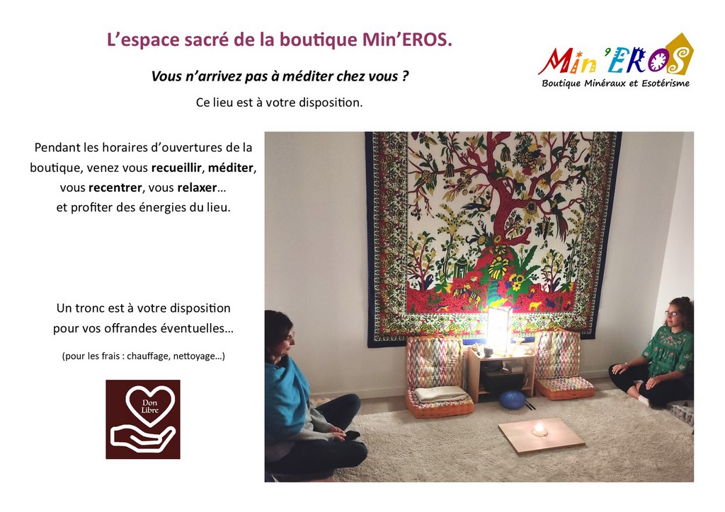 l'espace sacré min'EROS méditation personnelle