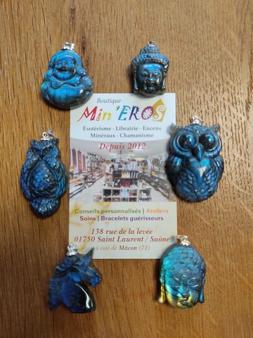 Pendentif en Labradorite
