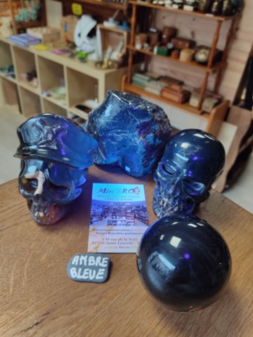 Boutique pierre naturelle macon ambre bleu