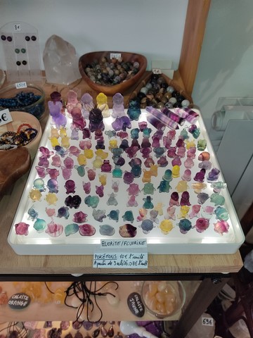 Figurine Pokémon fluorite fluorine lithotherapie